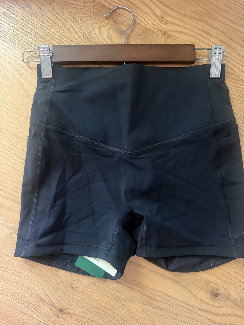 Halara NWT UltraSculpt High-Waisted Control top Biker Shorts -Black-Small-3 inch - Picture 5 of 7